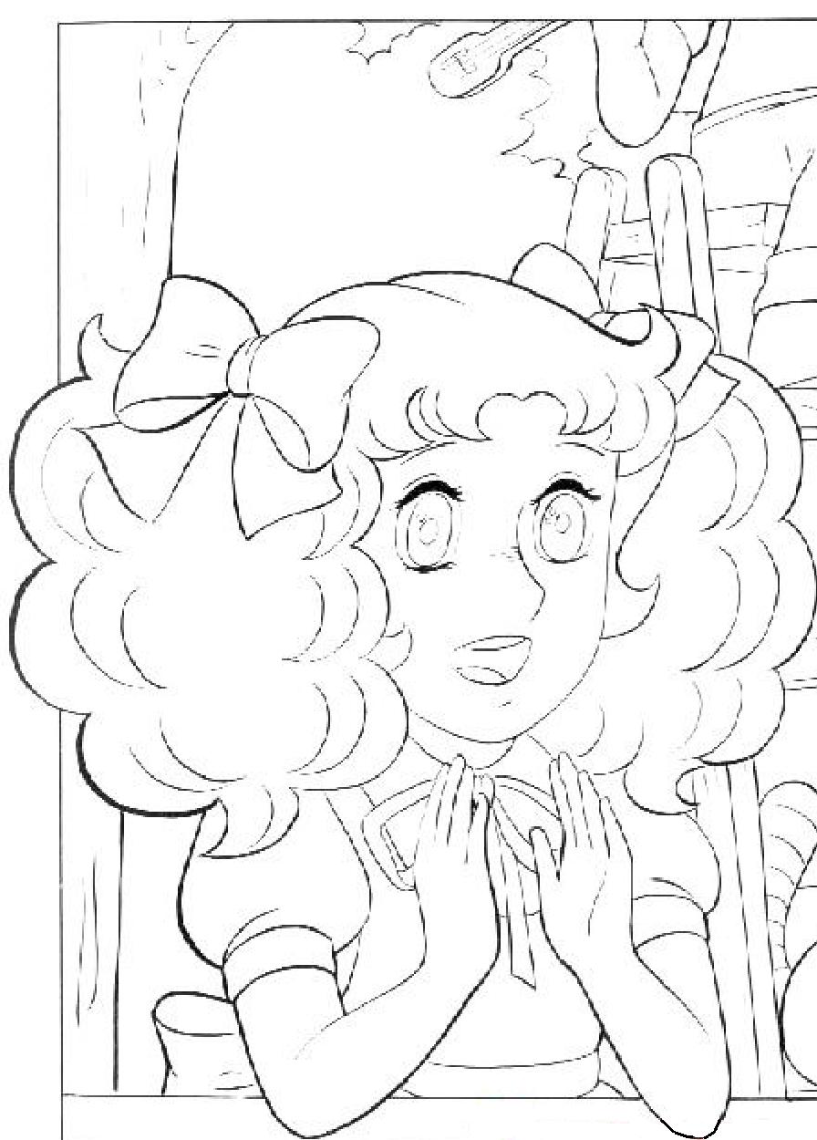 coloriage candy applaudie